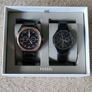 Fossil Watch Set for Couples